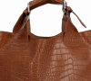 Kožené kabelka shopper bag Vittoria Gotti zrzavá VG804